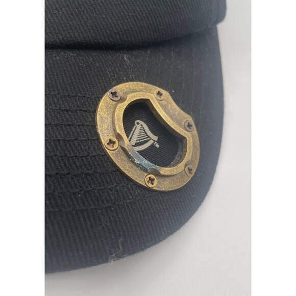 Guinness 1759 Black Baseball Cap Bottle Opener  Adjustable Strap Vintage - Picture 11 of 11